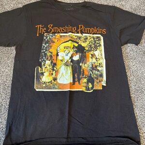 The Smashing Pumpkins Black Graphic Tee - Vintage Band Style Men’s Medium
